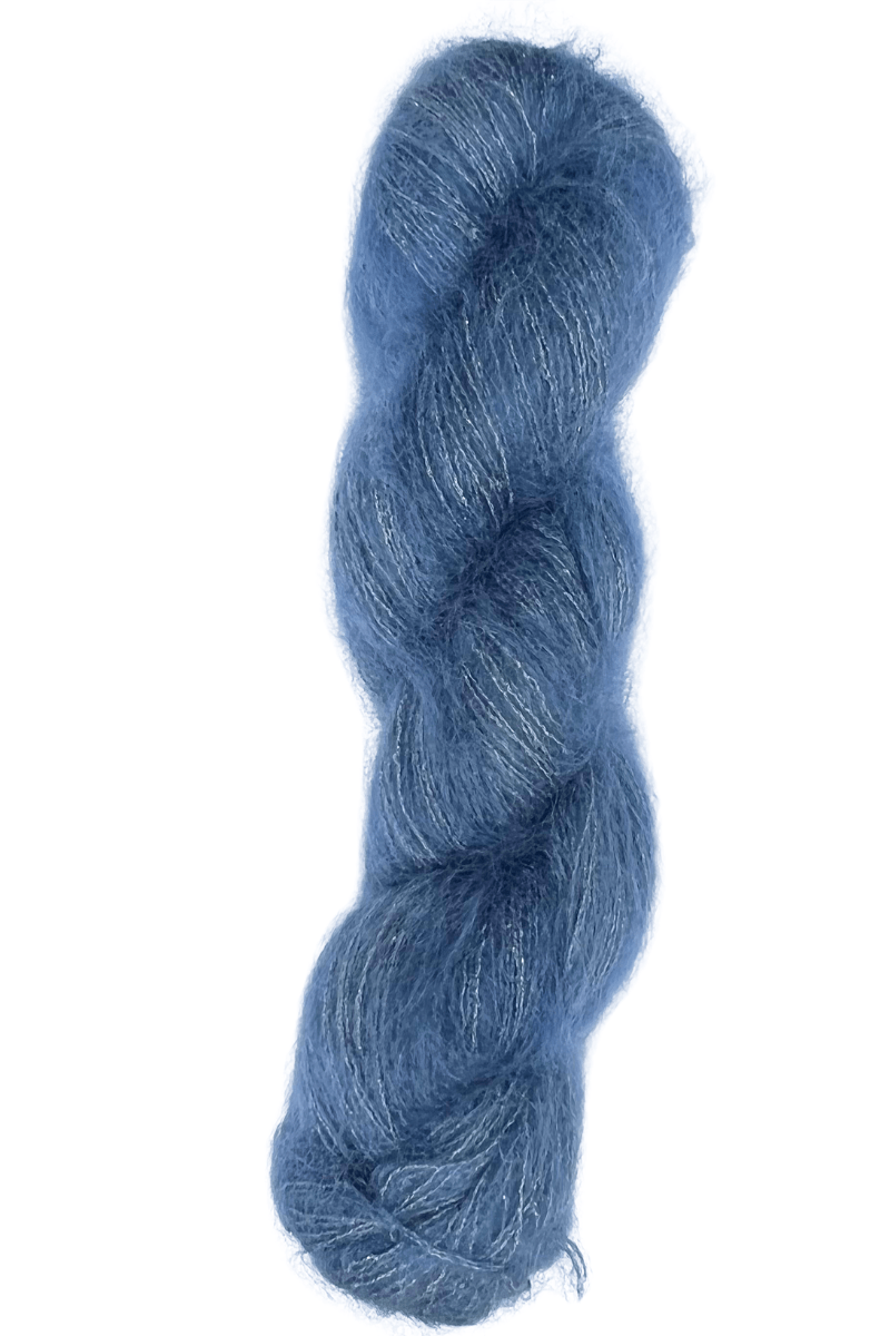 Arte59 Kid mohair con brillo azul piedra 0190