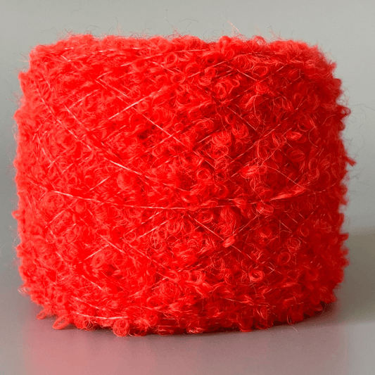 Arte59 Superfine Alpaca Boucle Lace rojo anaranjado neón  ZT37